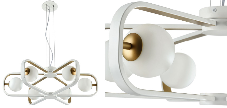 Люстра Michele Ball Chandelier Gold 6