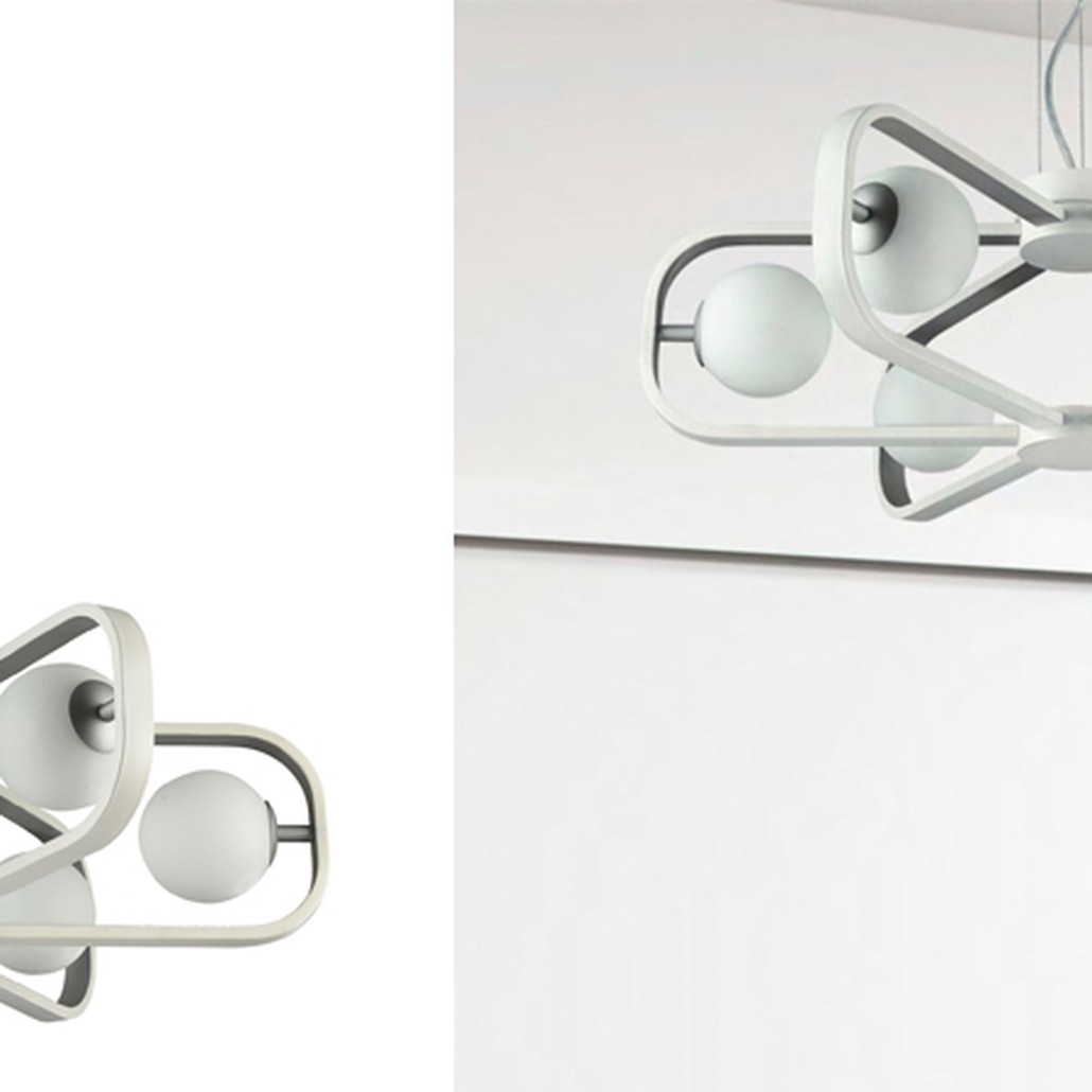 Люстра Michele Ball Chandelier Silver 6