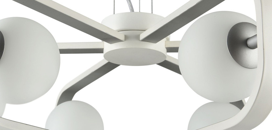 Люстра Michele Ball Chandelier Silver 6