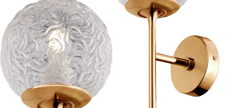 Бра Soranzo Glass Balls Sconces Brass