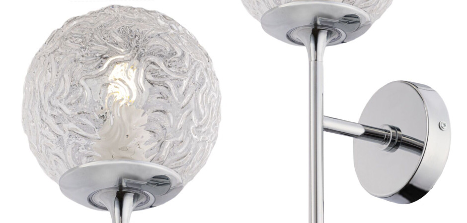 Бра Soranzo Glass Balls Sconces Chromium