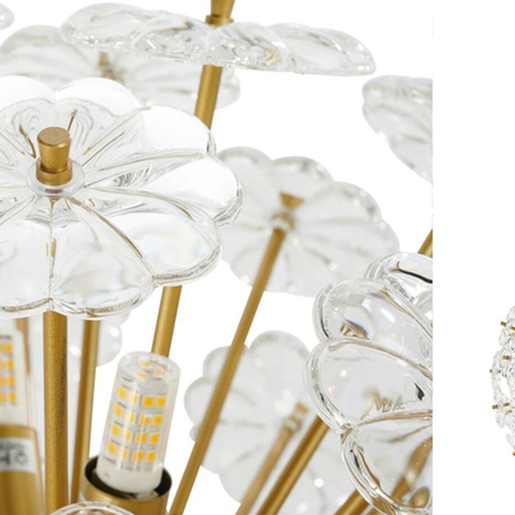 Люстра Glass Flowers Sputnik Chandelier D 48