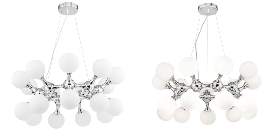 Люстра MOONDROP Chandelier Chromium 18