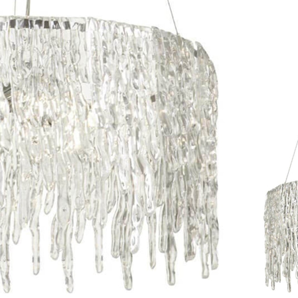 Люстра Cold Heart Silver Single Tier Chandelier