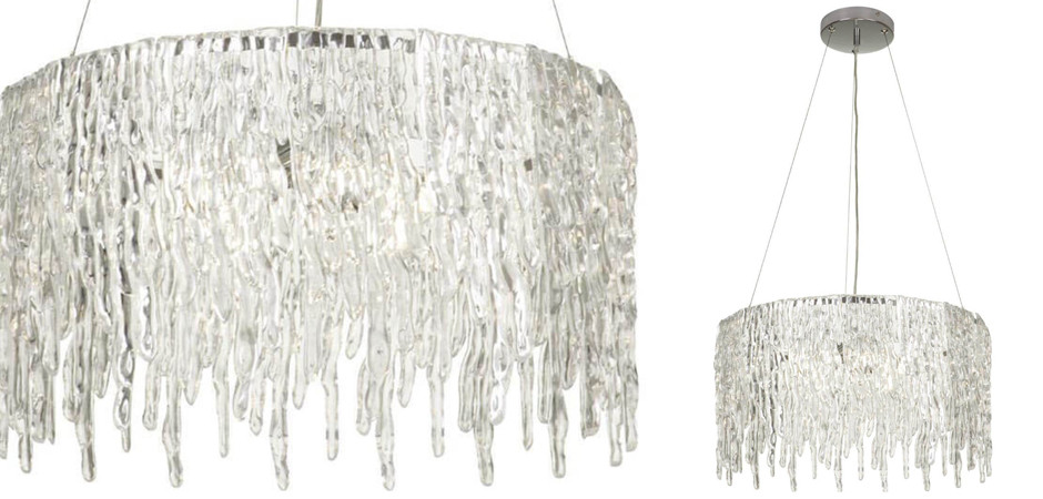 Люстра Cold Heart Silver Single Tier Chandelier