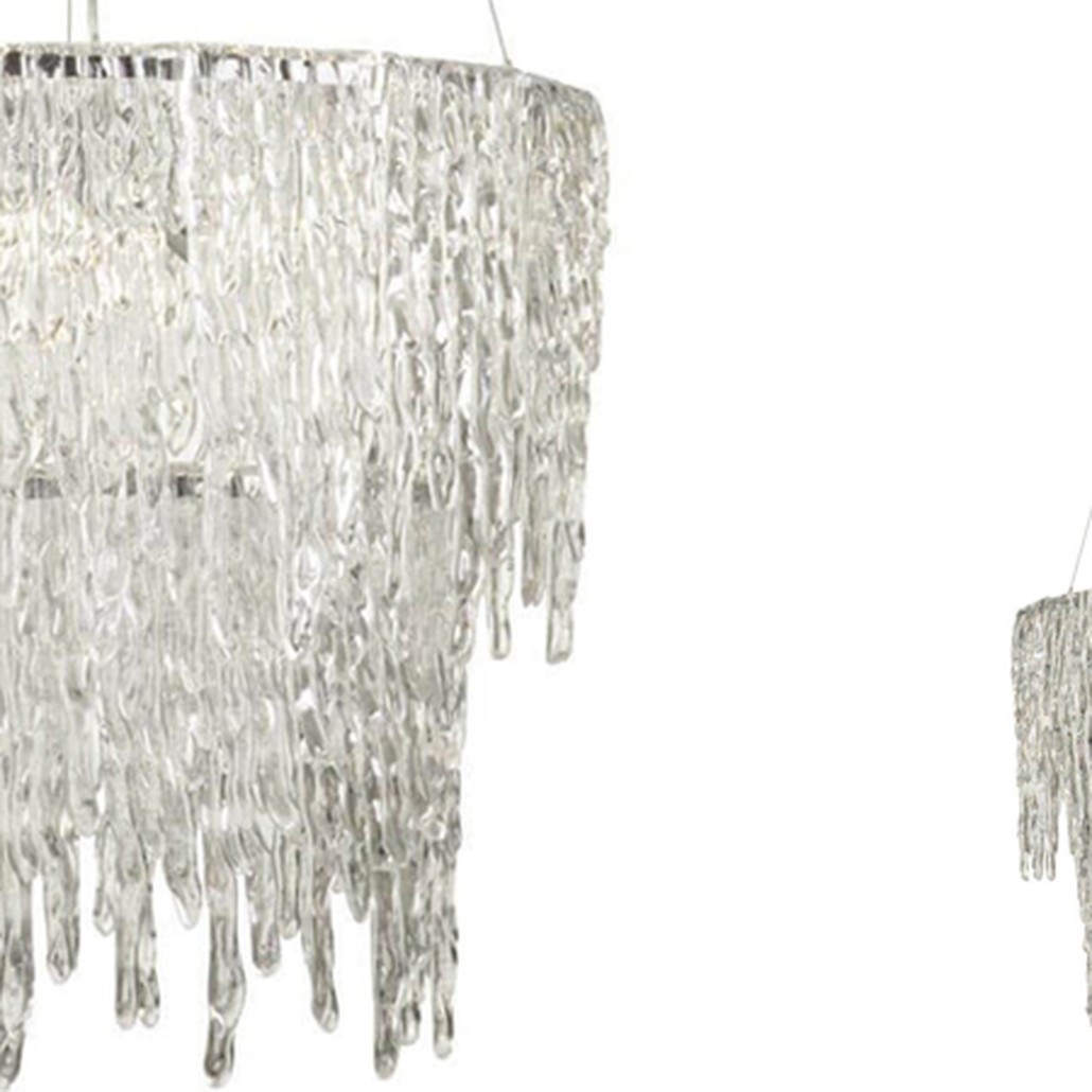 Люстра Cold Heart Silver Single two-tier Chandelier