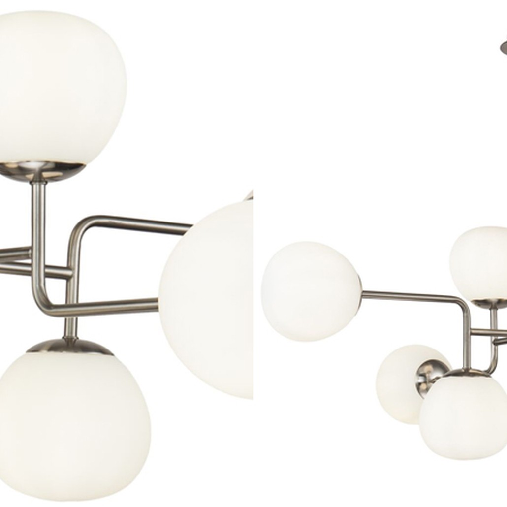 Люстра Tiepolo Ball Chandelier Nickel 8