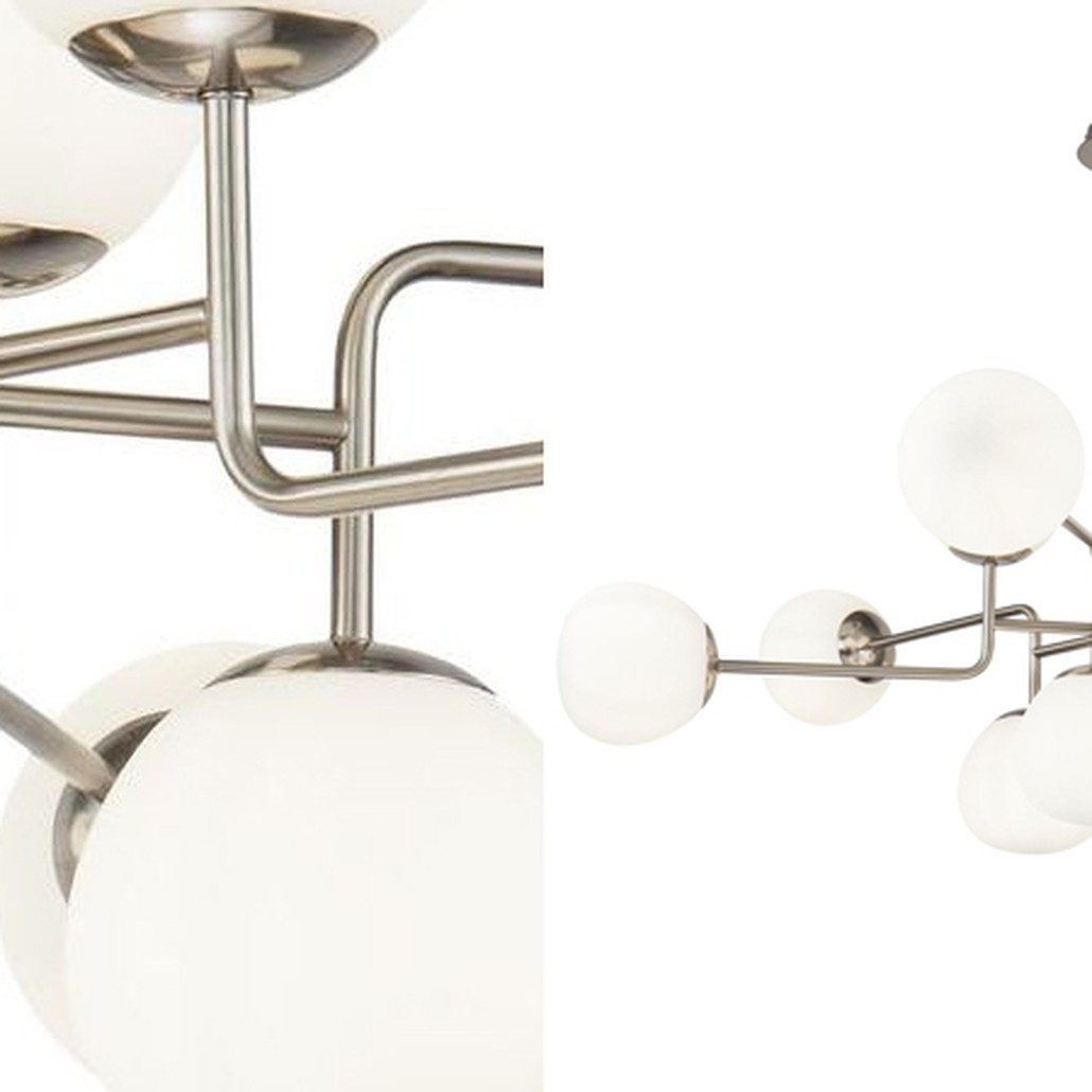 Люстра Tiepolo Ball Chandelier Nickel 12