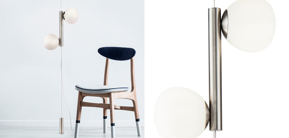 Торшер Tiepolo Ball Floor Lamp Double nickel