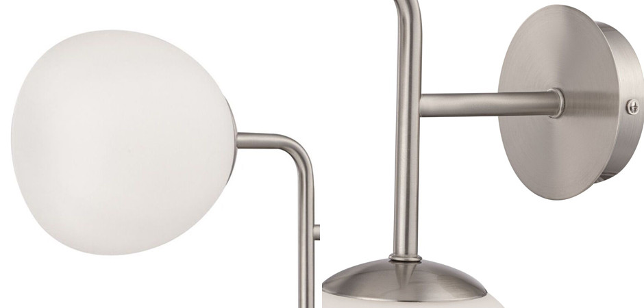 Бра Tiepolo Ball Sconces Double nickel