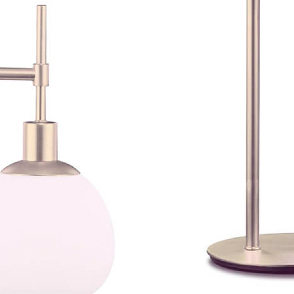 Настольная лампа Tiepolo Ball Table lamp nickel