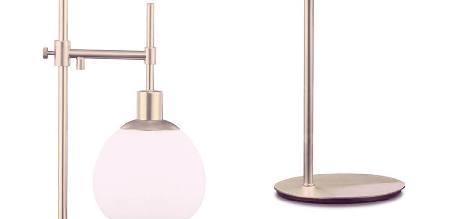 Настольная лампа Tiepolo Ball Table lamp nickel