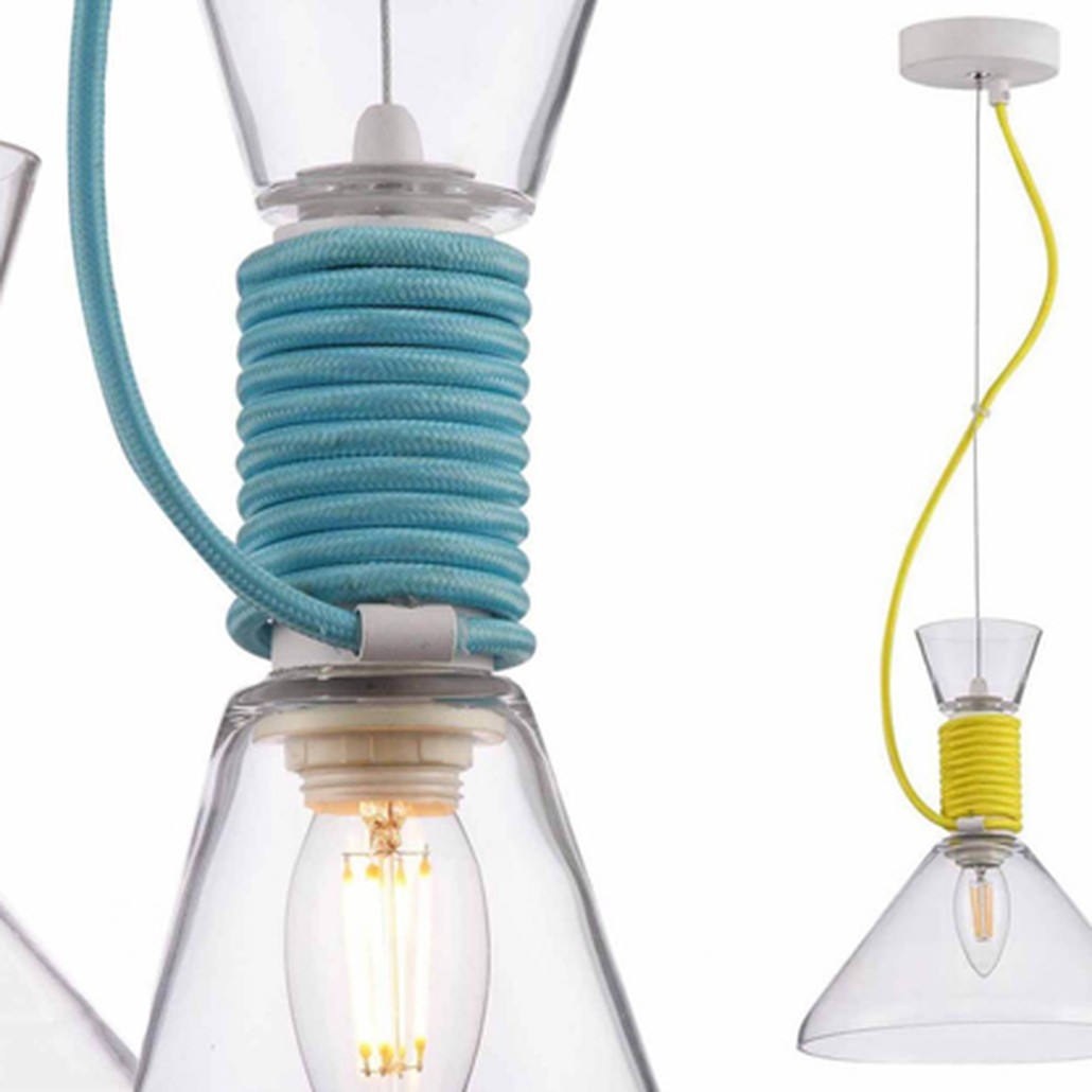 Подвесной Светильник Lamp With Multi-Colored Ropes