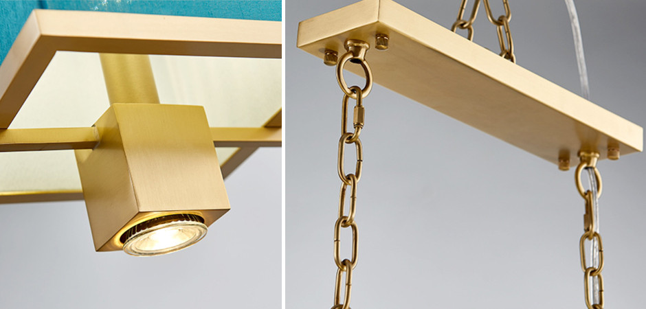 Люстра с бабочками Butterflies Blue Background Chandelier