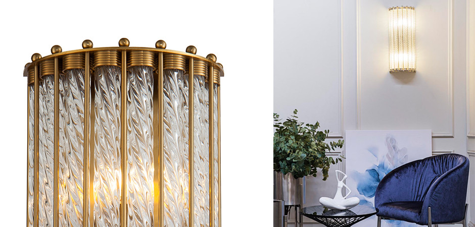 Бра Lantern Tiziano Brass Sconces