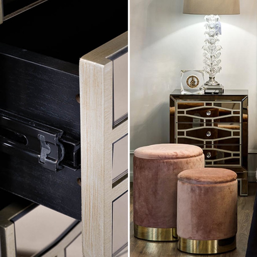 Тумба Mirror Geometry Nightstand