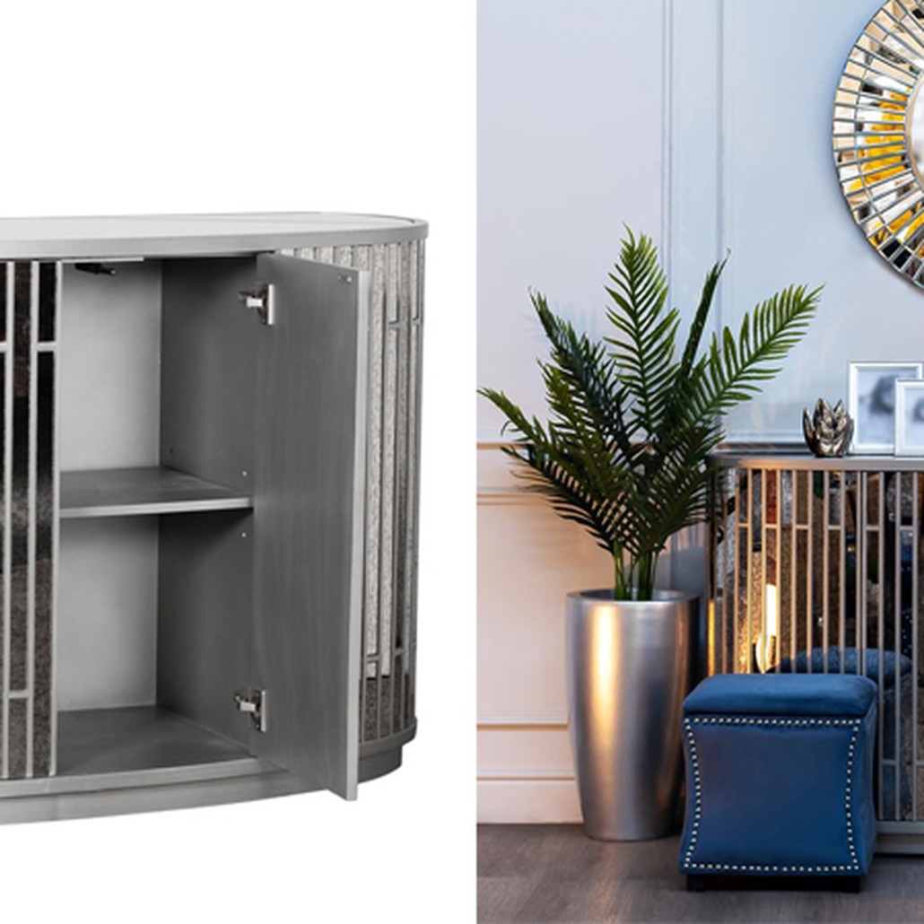 Комод зеркальный Mirror Blocks Commode