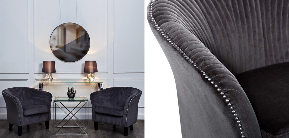 Кресло JackFlower Armchair grey