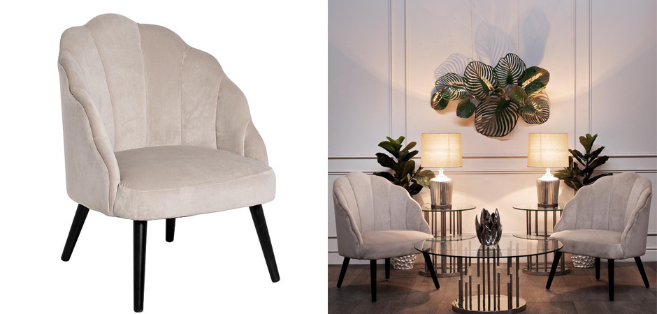 Кресло FolioFlower Armchair beige