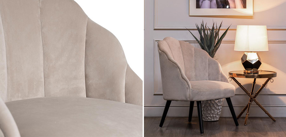 Кресло FolioFlower Armchair beige