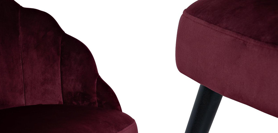 Кресло FolioFlower Armchair burgundy