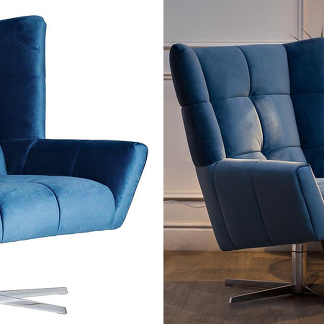 Кресло вращающееся Lord Armchair blue