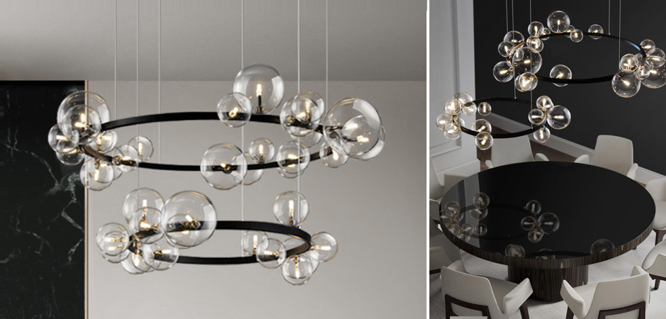 Дизайнерская кольцевая люстра IONA Сhandelier