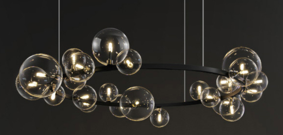 Дизайнерская кольцевая люстра IONA Сhandelier