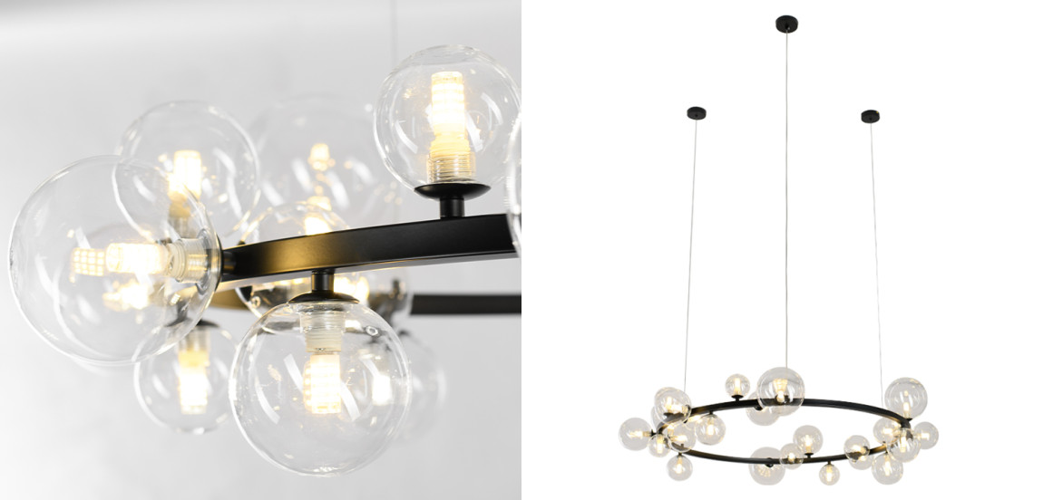 Дизайнерская кольцевая люстра IONA Сhandelier