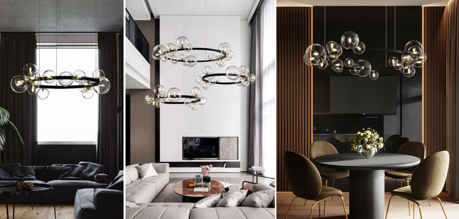 Дизайнерская кольцевая люстра IONA Сhandelier