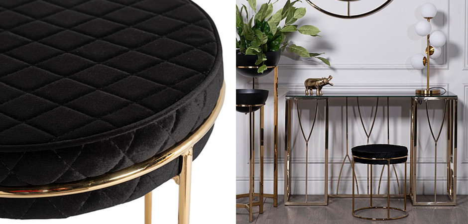 Пуф Rhombus Velours Black