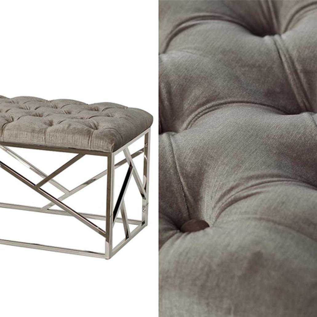 Банкетка Serene Furnishing Chromium Top