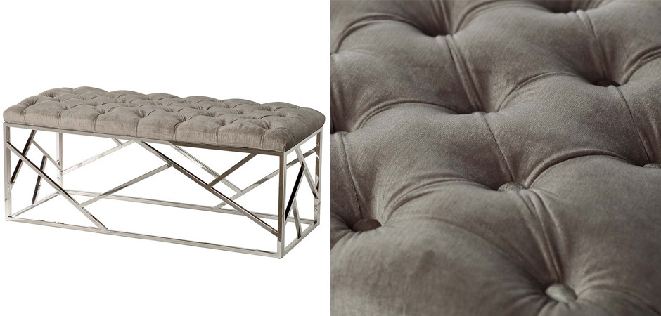 Банкетка Serene Furnishing Chromium Top