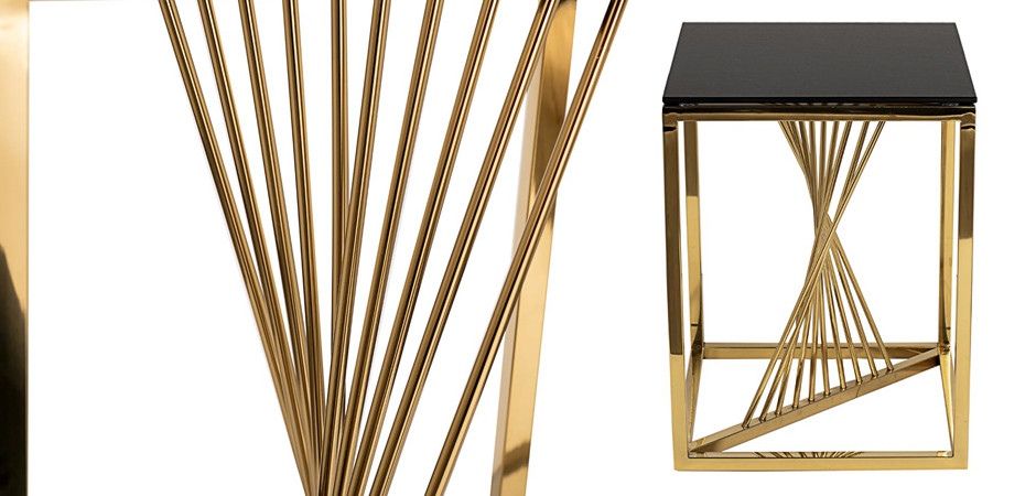 Стол Section Diagonal Gold 50