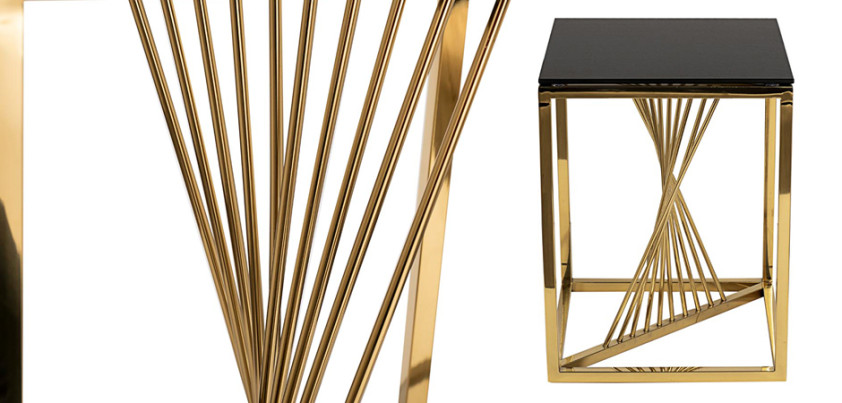 Стол Section Diagonal Gold 50