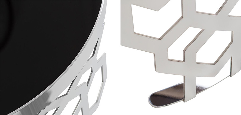 Стол Yen Geometry Table Chromium 50