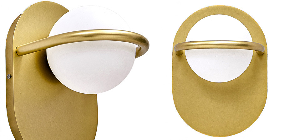Бра Gold Holds Ball Sconces