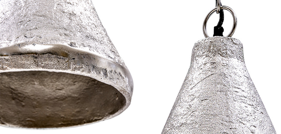 Подвесной светильник Rough Silver Pendant