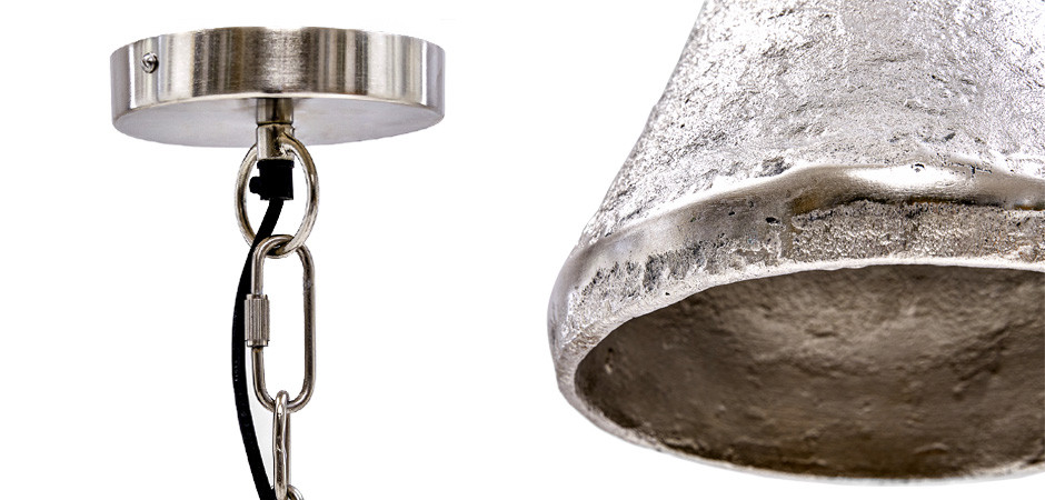 Подвесной светильник Rough Silver Pendant