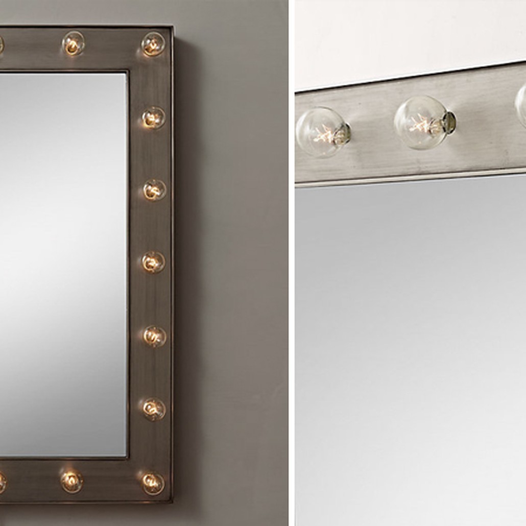 Зеркало с подсветкой ILLUMINATED Mirror Pewter