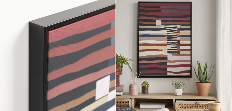 Абстрактный постер в теплых тонах I