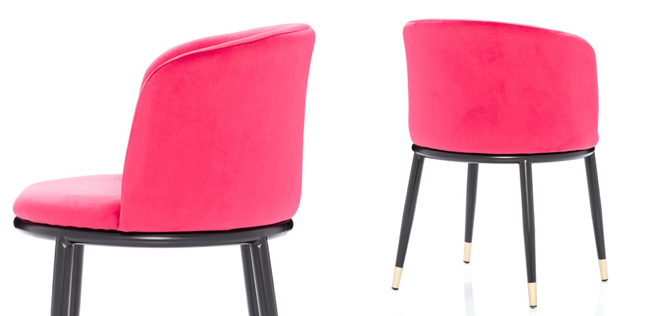 Стул Dining Chair Foucault Crimson
