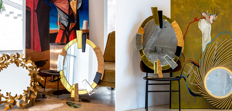 Зеркало Geometric Abstraction