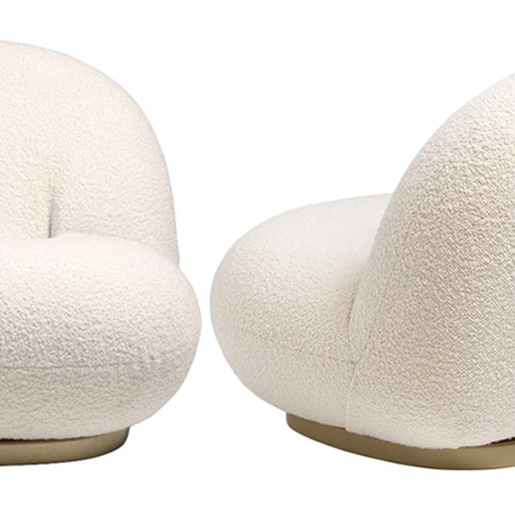 Кресло Pacha lounge chair ivory