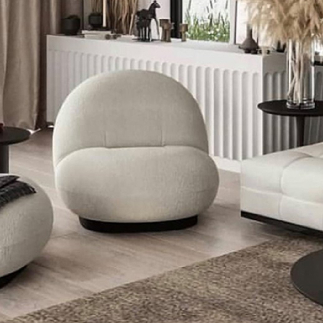 Кресло Pacha lounge chair ivory