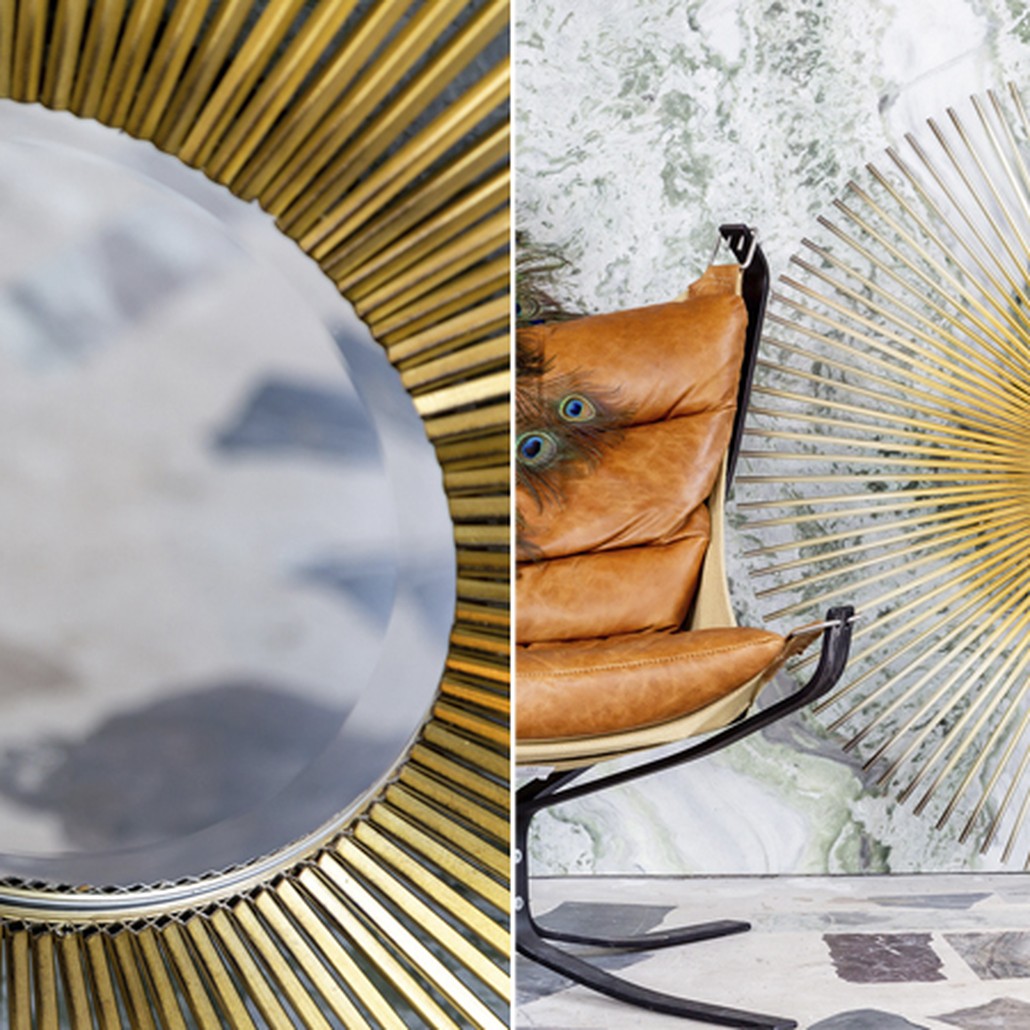Зеркало Sun Circle Mirror