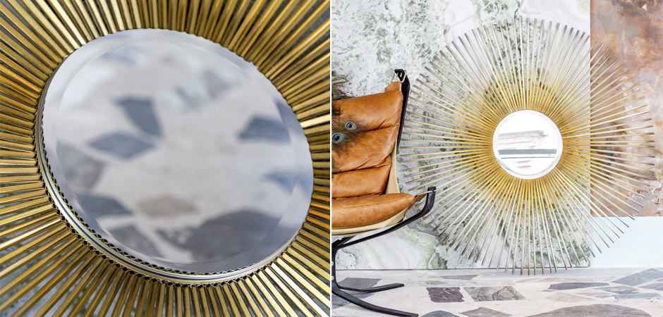 Зеркало Sun Circle Mirror