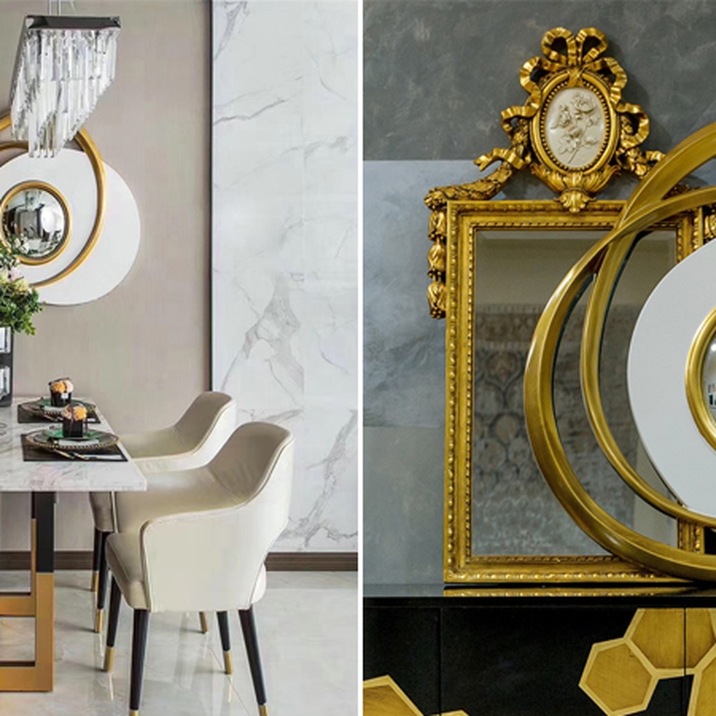 Зеркало Miroir Saturnales N 311 White