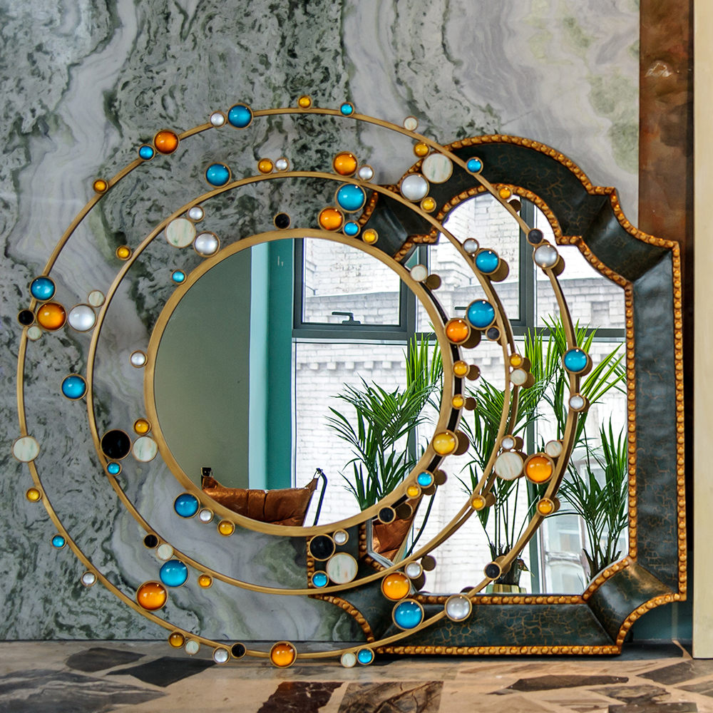 Зеркало Round Inserts Mirror