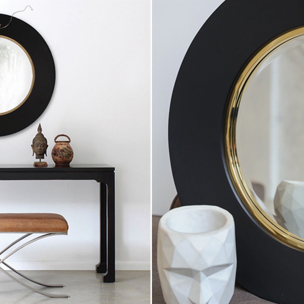 Зеркало Black Circle Mirror